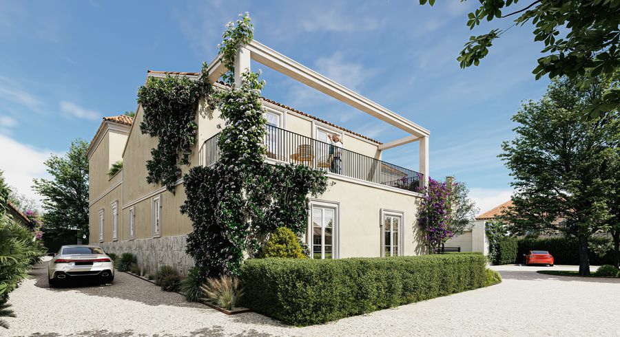 Terrazza con pergola