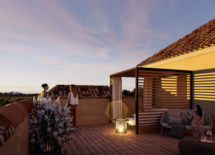 Terrazza sui tetti