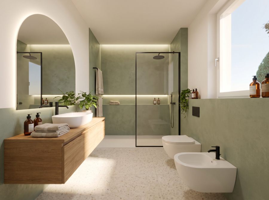 Residenza B, bagno