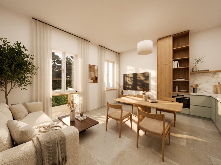 Residenza B, soggiorno