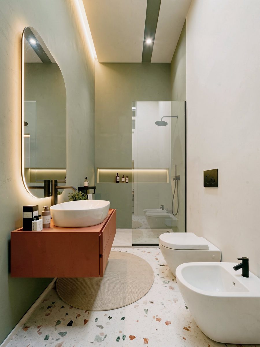 Residenza C, bagno