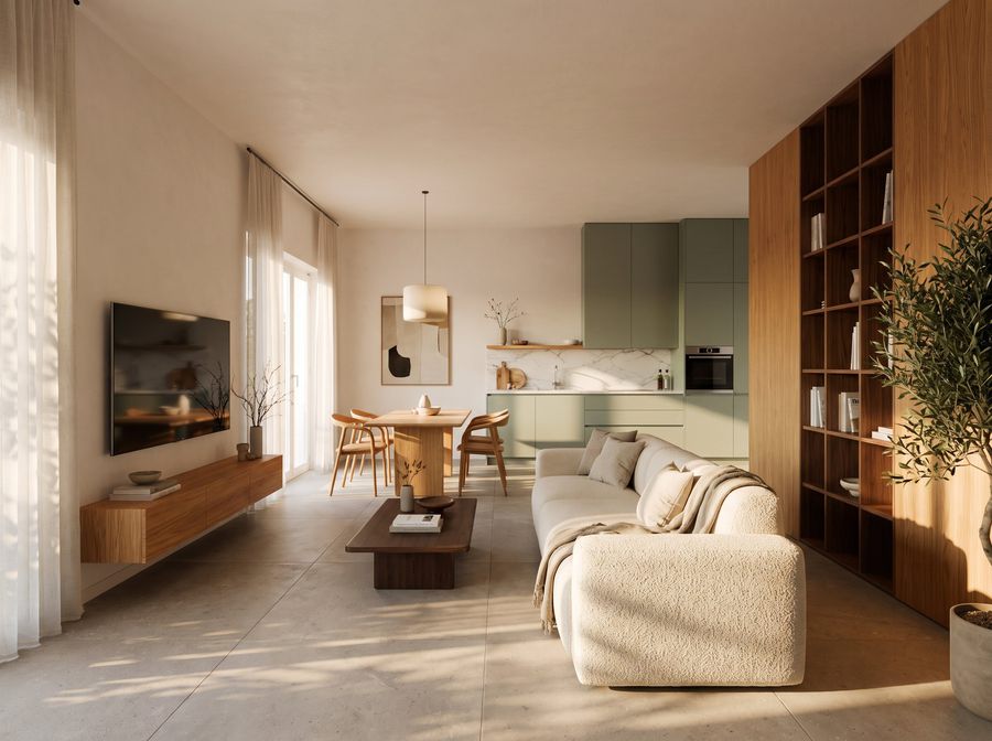Residenza D, soggiorno