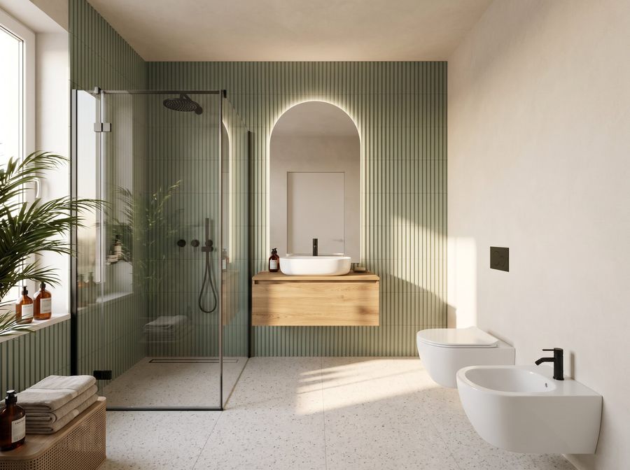 Residenza E, bagno