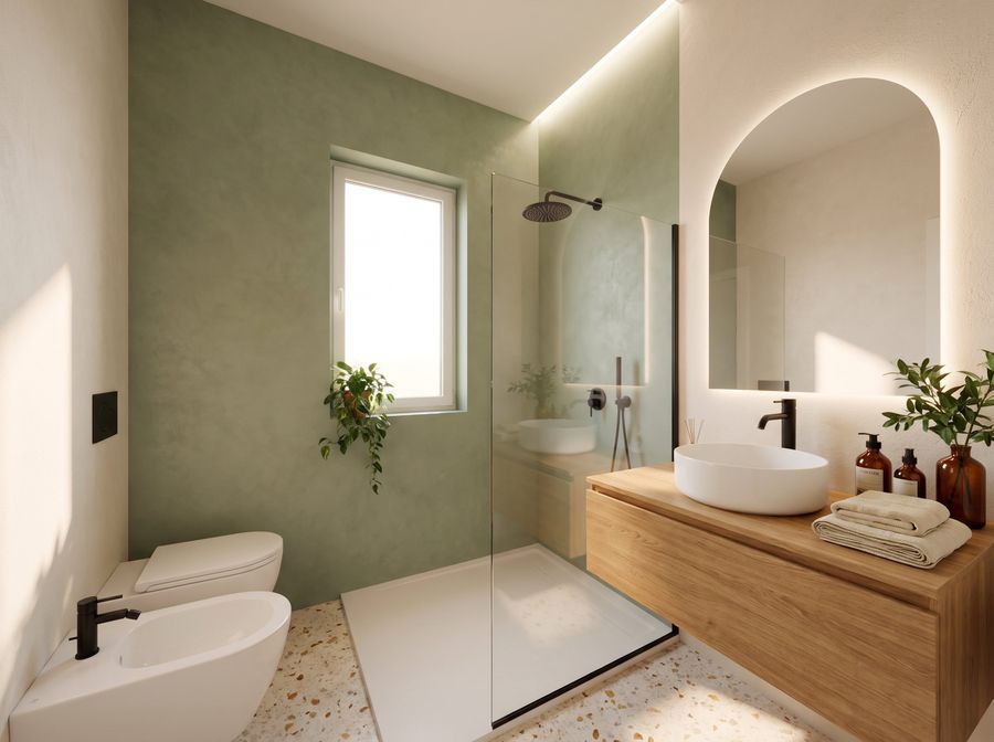 Residenza F, bagno