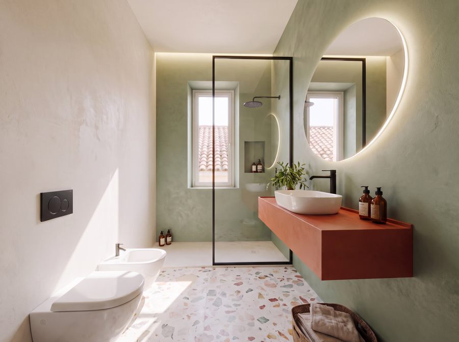Residenza I, bagno