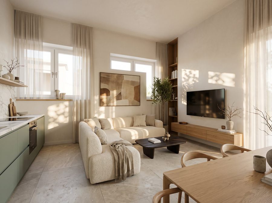 Residenza I, soggiorno
