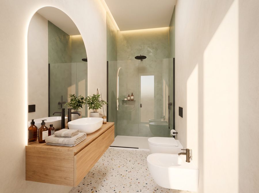 Residenza M, bagno