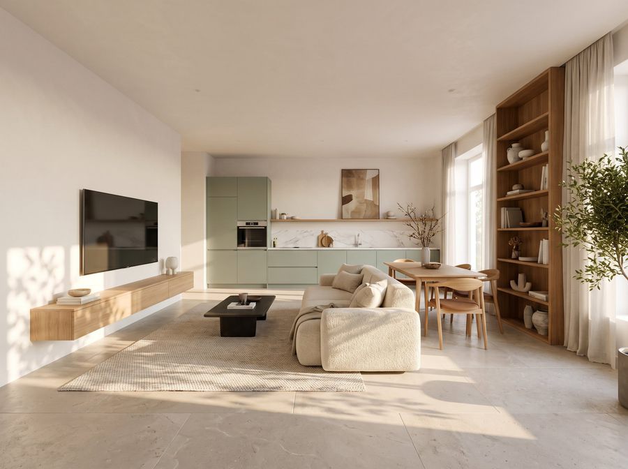 Residenza M, soggiorno